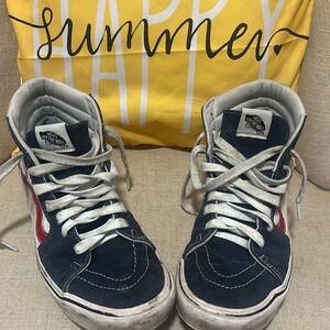 Vans. Red, White and blue